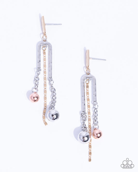 Authoritative Admiration Multi post earrings, alternate view