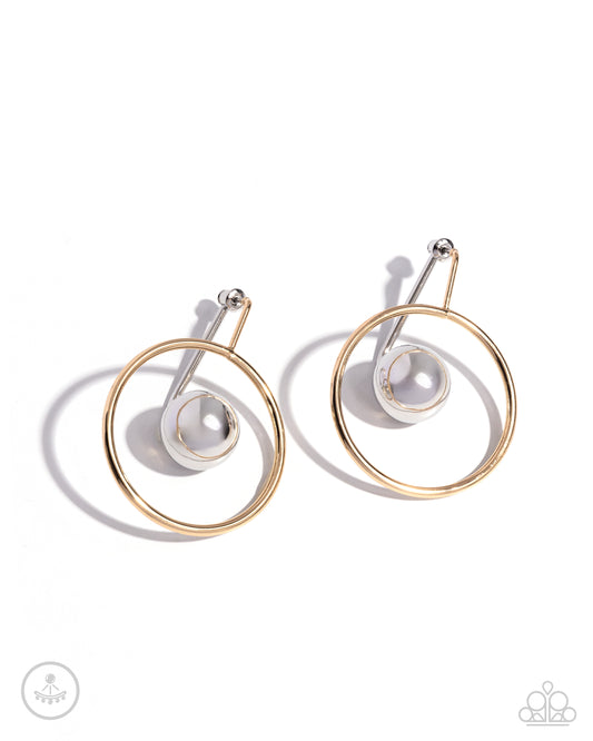 Boldly Balanced Multi hoop earrings