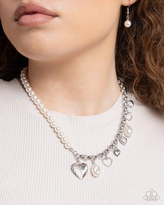 Charming Competitor White pendant necklace, alternate view