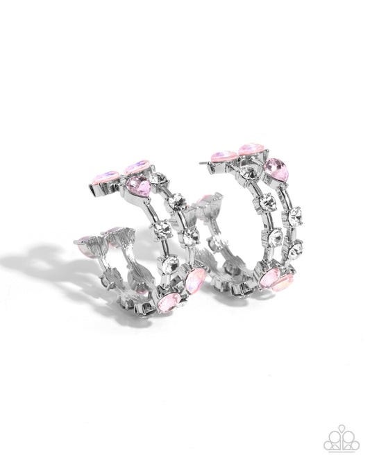 5th Avenue Fare Pink hoop earrings