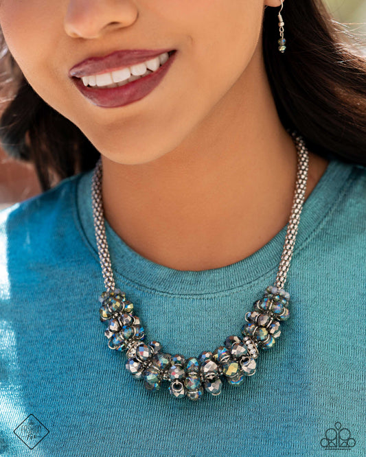 Ignited Impression Silver statement necklace, alternate view