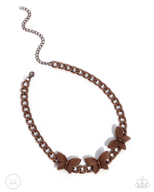 Aerial Ambition Copper choker necklace