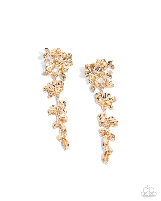 Generous Garden Gold post earrings