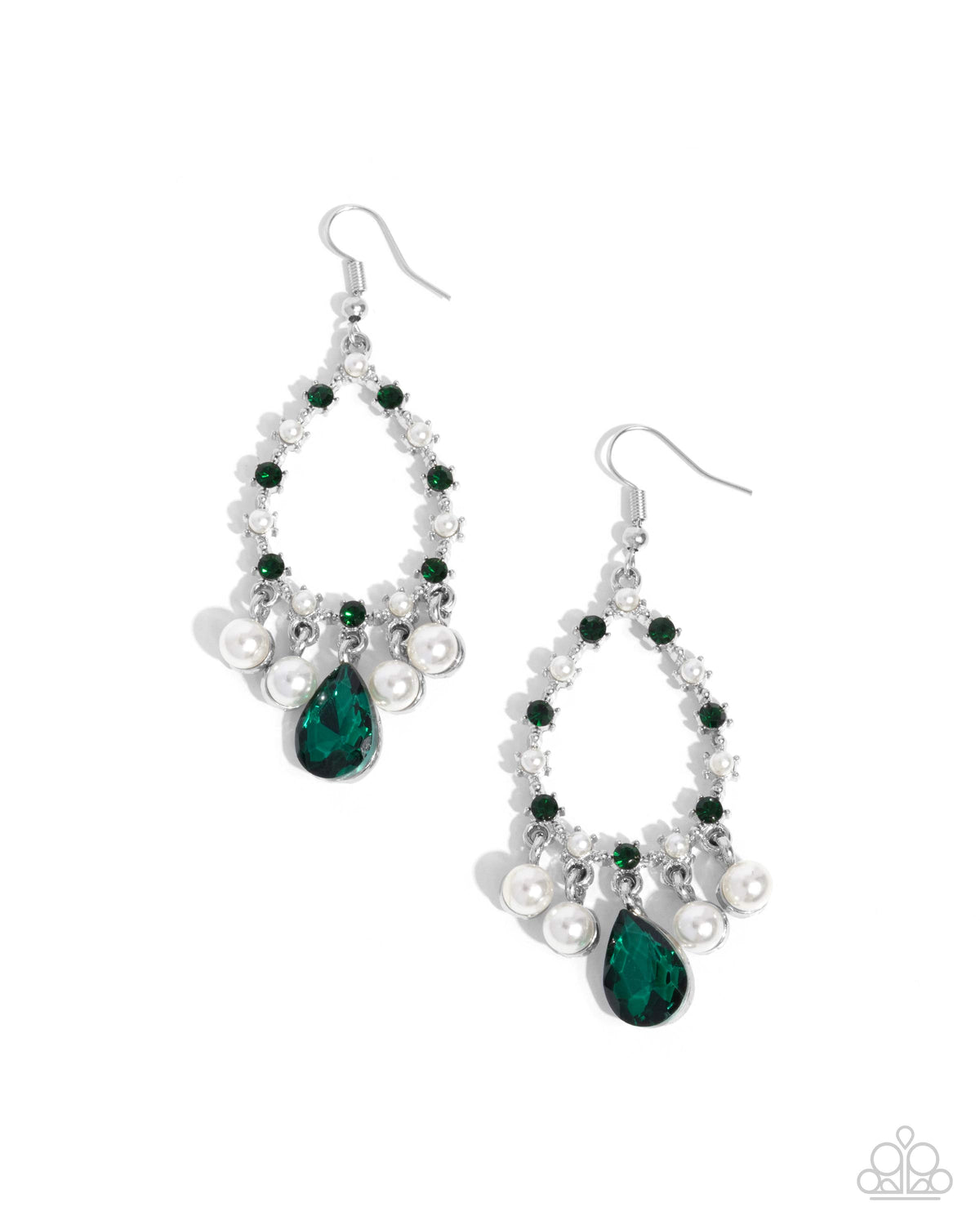 Baroness Behavior Green dangle earrings