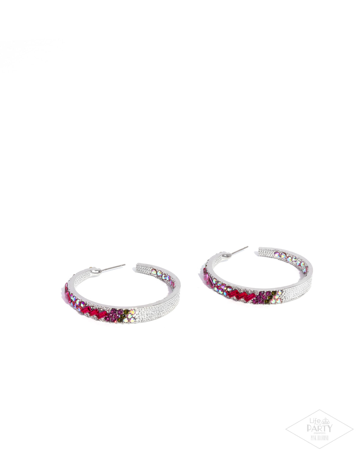GLITZY By Association Multi hoop earrings