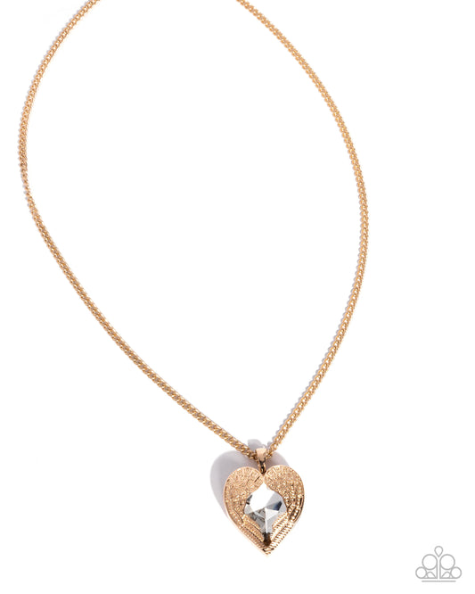 Heartfelt Honor Gold statement necklace