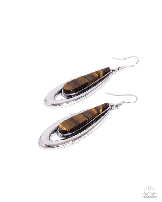 Practical Pairing Brown hoop earrings