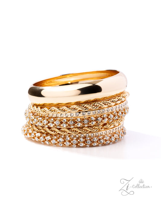 Renowned Radiance Gold bangle bracelet