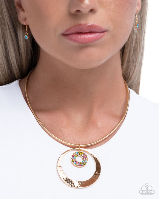 Waltzing Wayfare Multi pendant necklace, alternate view
