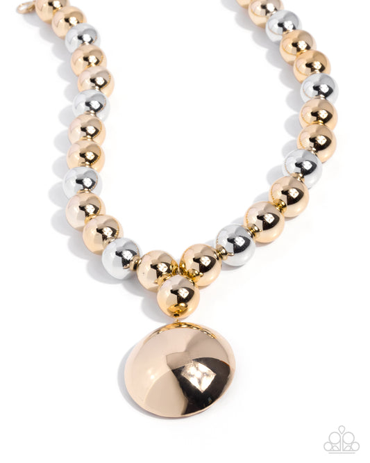 Taking A Shine To Gold statement necklace