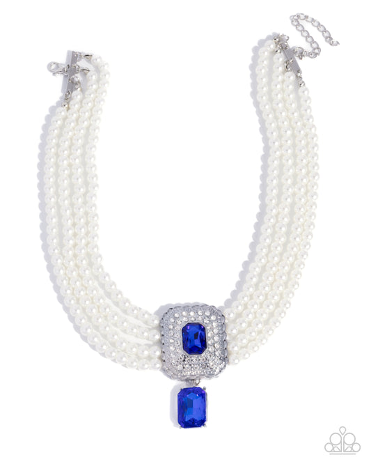 Palatial Poise Blue necklaces at Unique Diva Jewels Boutique