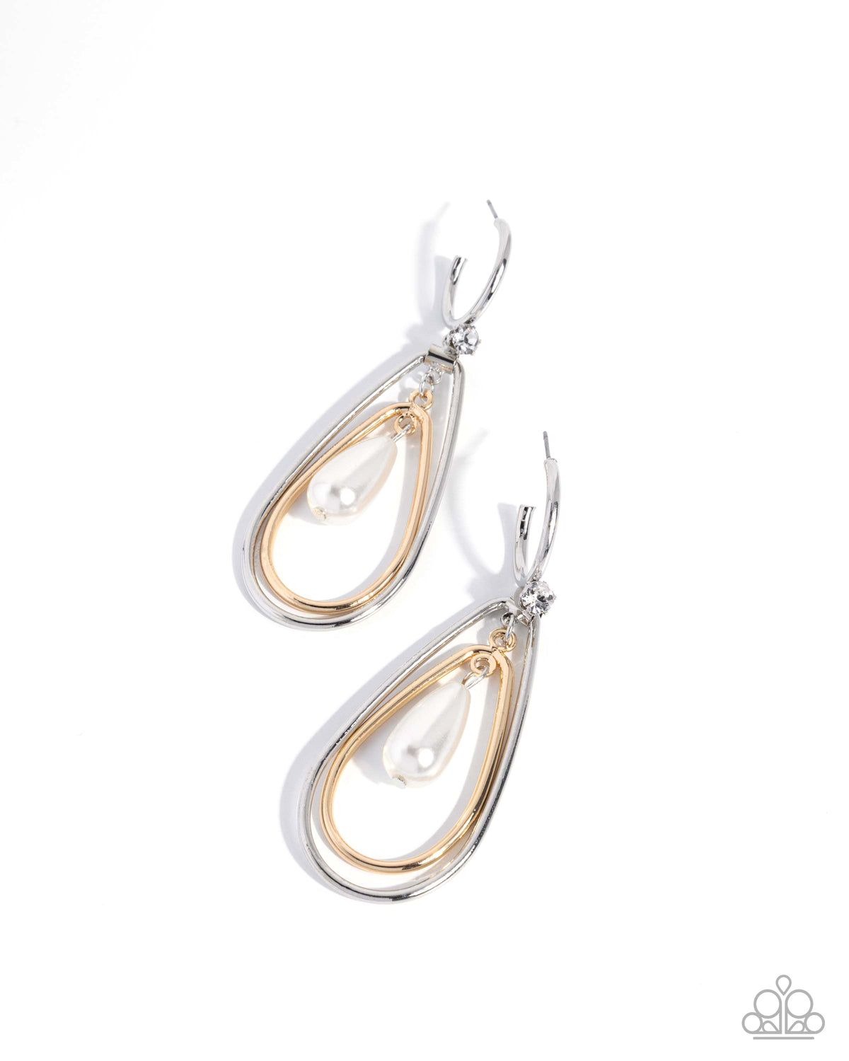 Colorful Composition Multi hoop earrings