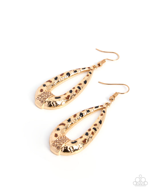 Sunset Song Brown hoop earrings