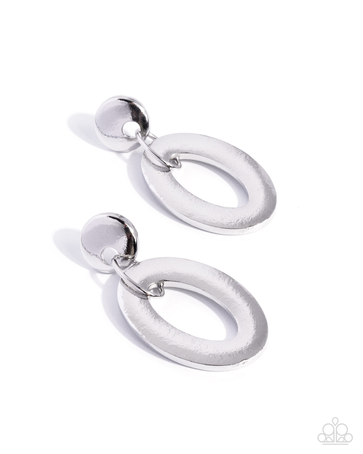 Comfortable Construction hammered silver hoop earrings