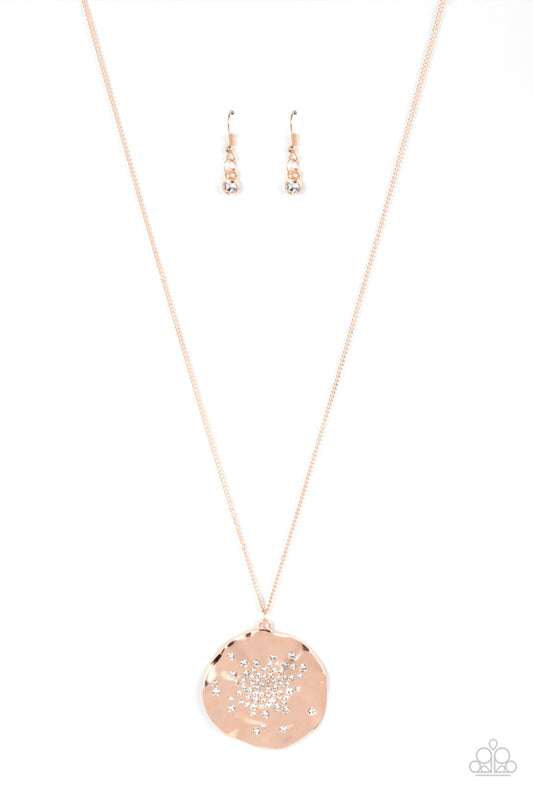 Boom and COMBUST Necklace - Rose Gold