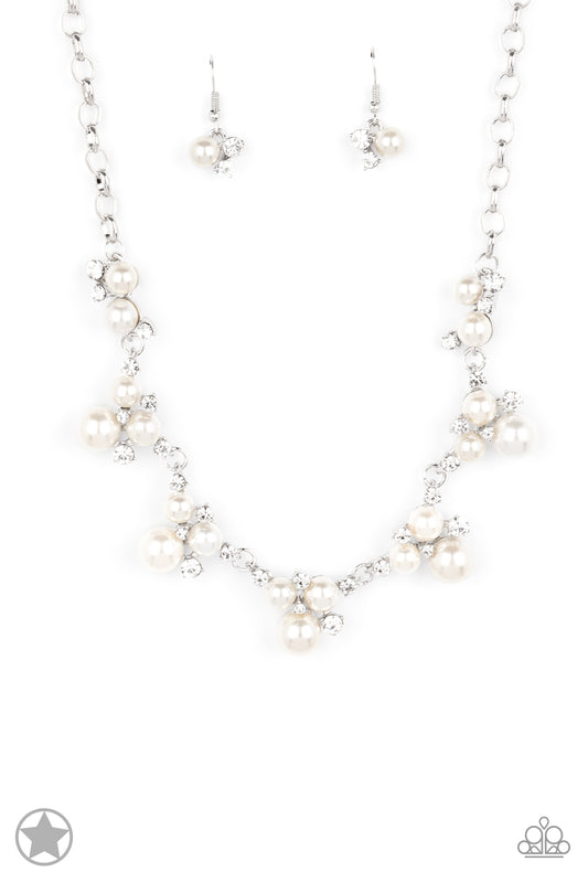 Toast To Perfection White statement necklace