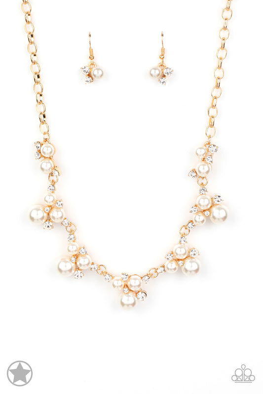 Toast To Perfection Gold statement necklace