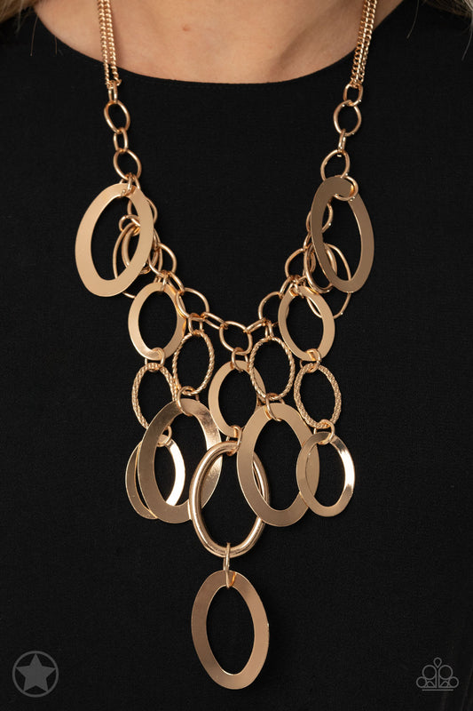 A Golden Spell statement necklace, alternate view