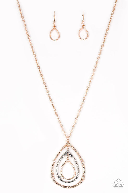 Going For Grit Gold statement necklace