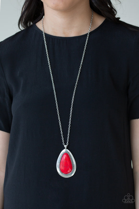 BADLAND To The Bone Red pendant necklace, alternate view
