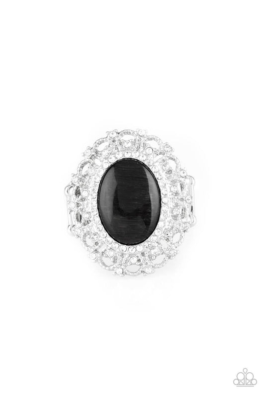 BAROQUE The Spell Black statement ring, alternate view
