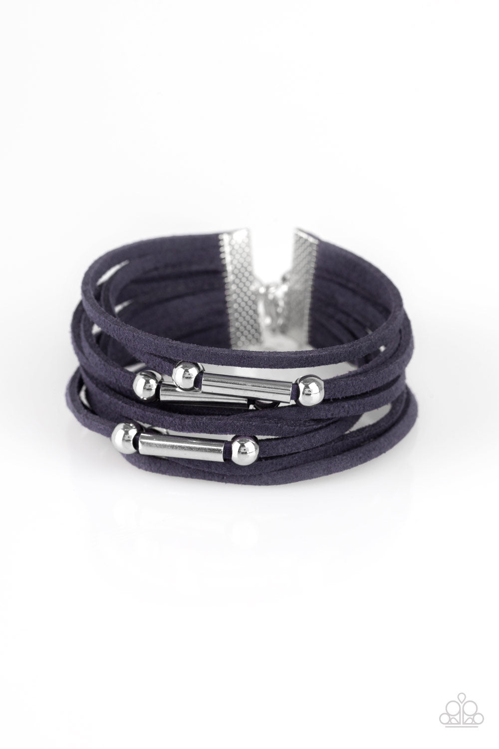 Back To BACKPACKER Blue statement bracelet