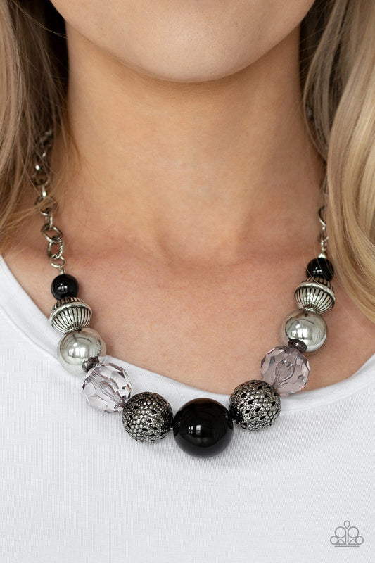 Sugar, Sugar Black statement necklace, alternate view