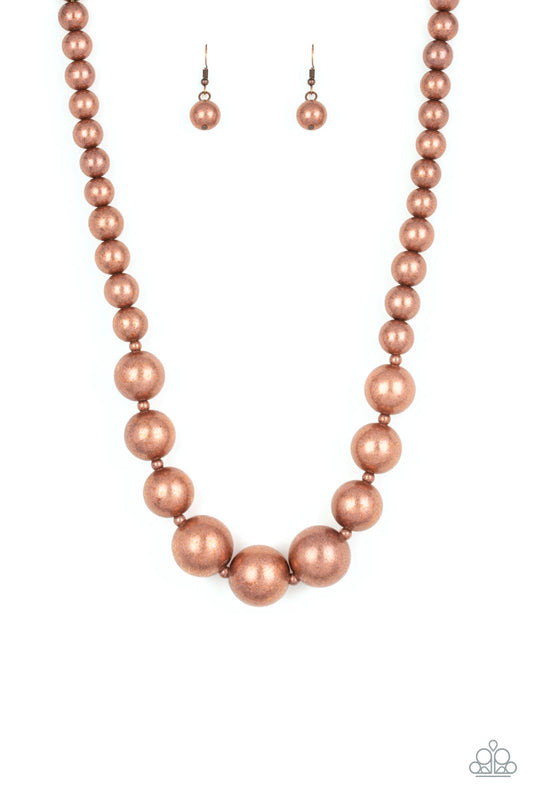 Living Up To Reputation Copper statement necklace