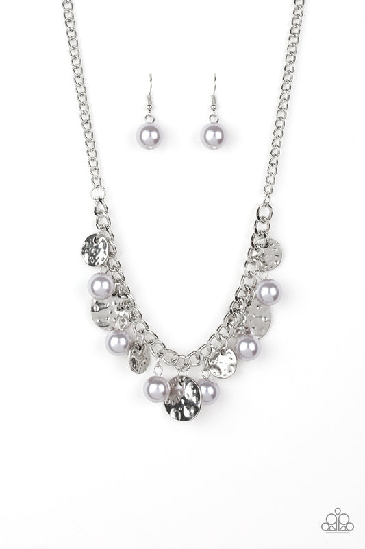 Seaside Sophistication Silver statement necklace
