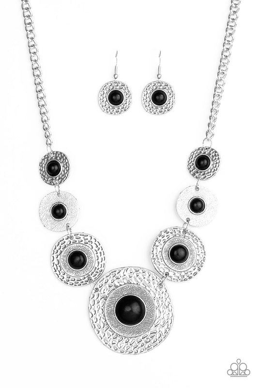 Tiger Trap Black statement necklace