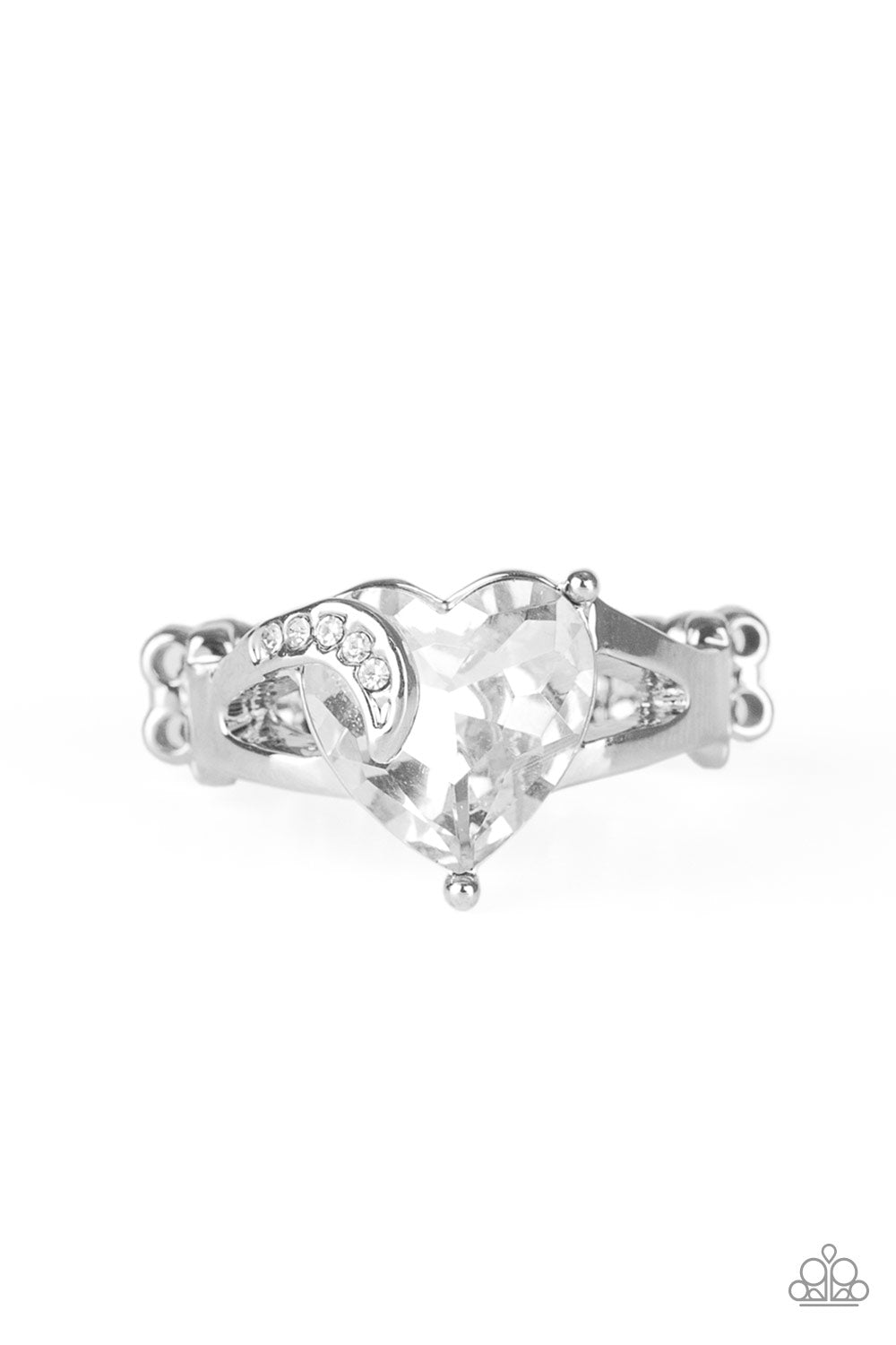 Romantic Reverie White statement ring