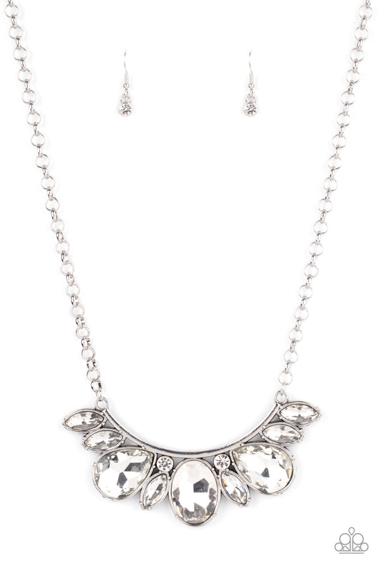 Never SLAY Never White statement necklace