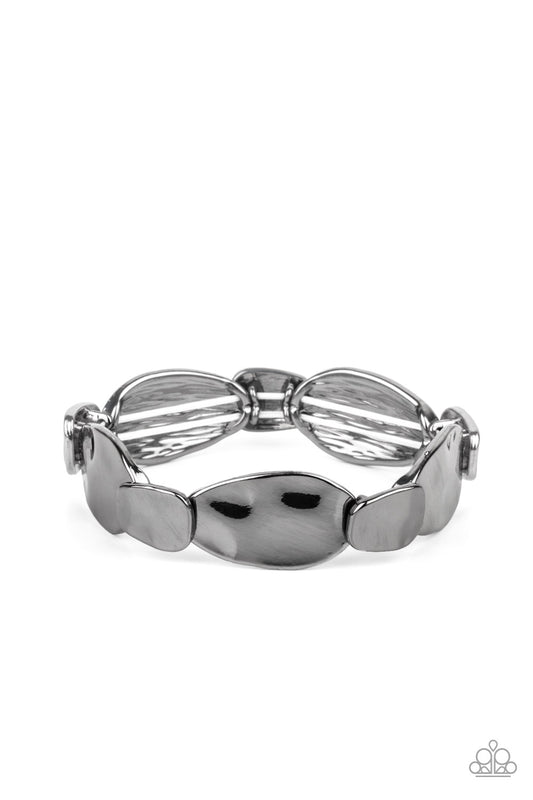 Absolutely Applique Black stretch bracelet