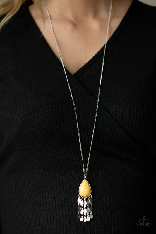 Musically Mojave Yellow pendant necklace, alternate view