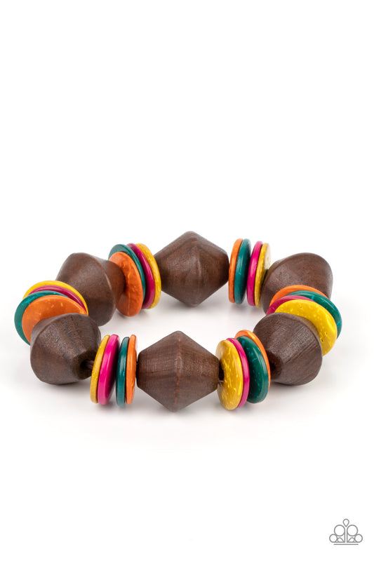 Bermuda Boardwalk Multi stretch bracelet, alternate view