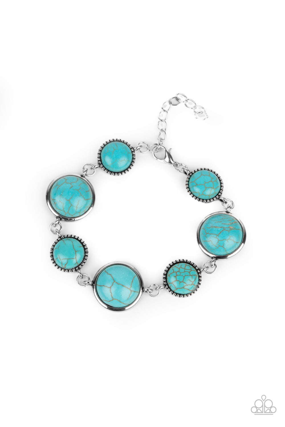 Turn Up The Terra Blue statement bracelet