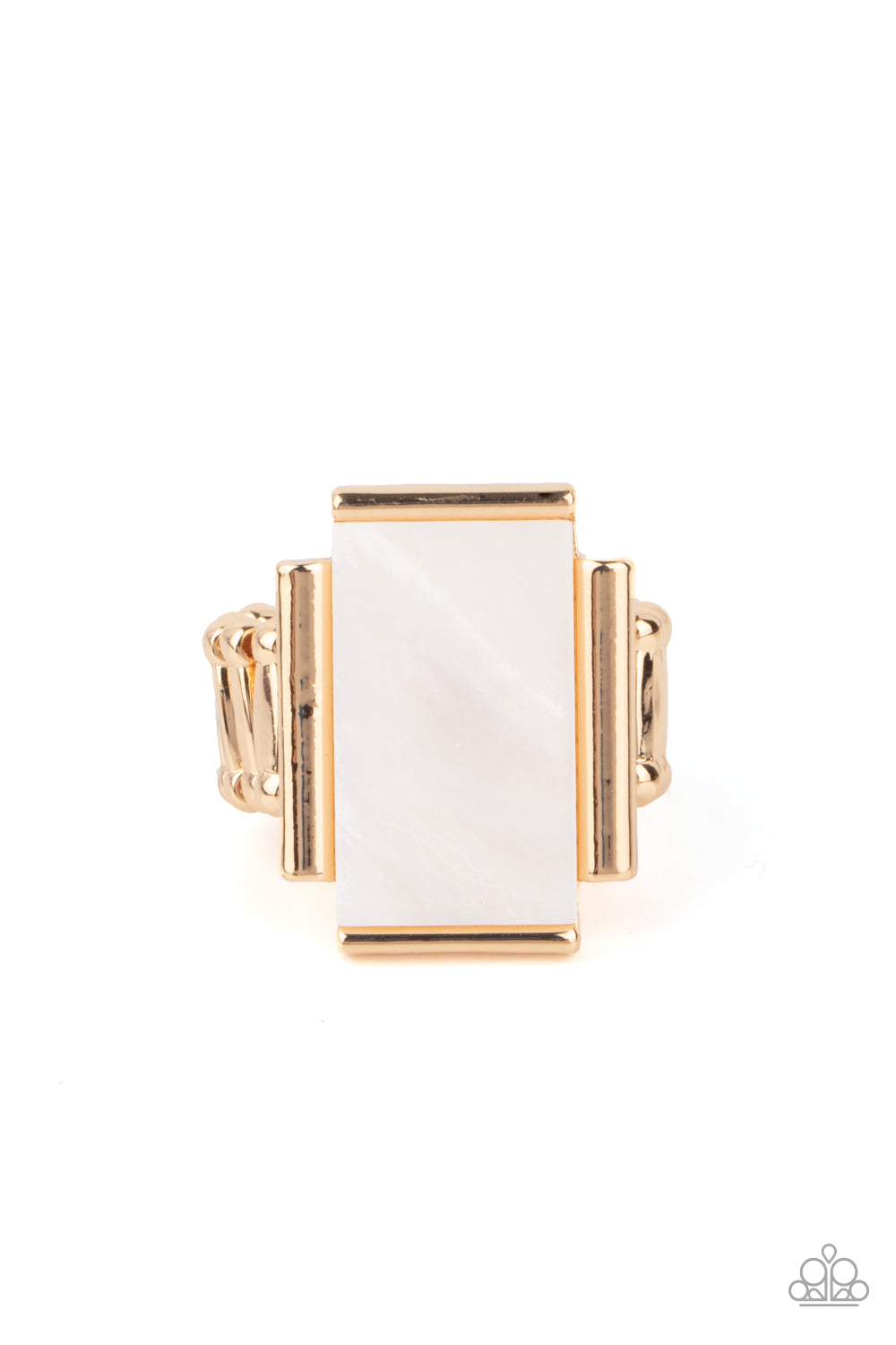 Mystical Marinas Gold statement ring