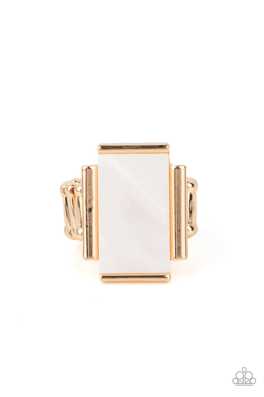 Mystical Marinas Gold statement ring
