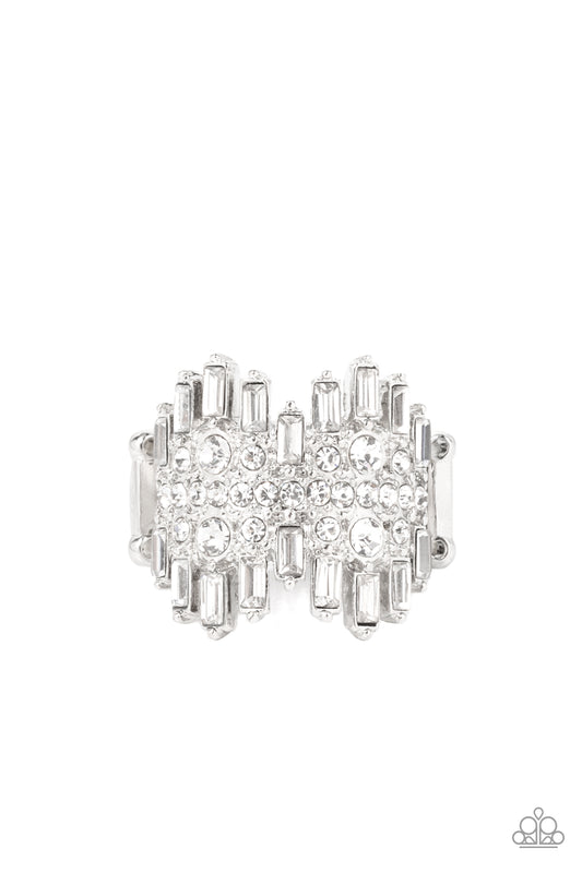 Urban Empire White statement ring