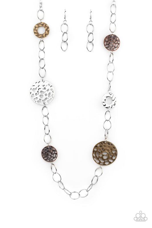 HOLEY Relic Multi statement necklace