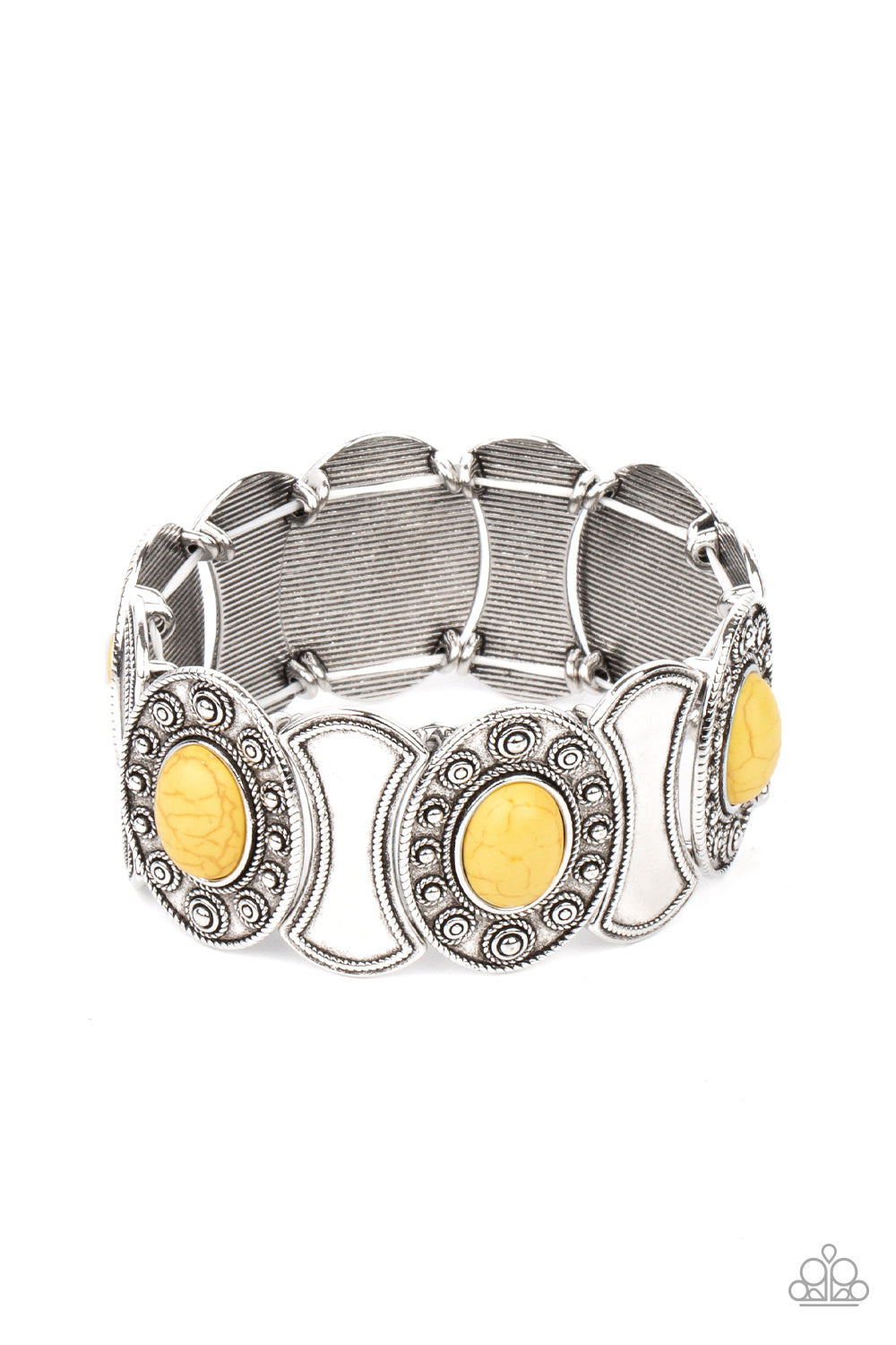 Desert Relic Yellow stretch bracelet