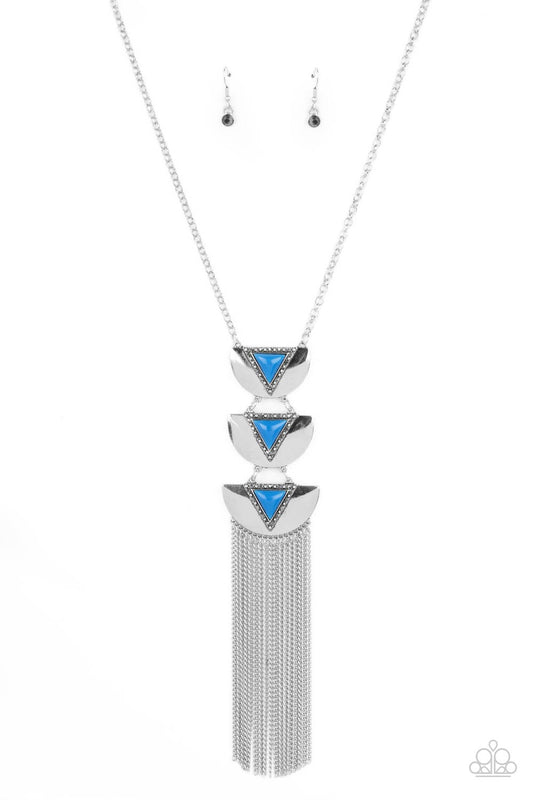 Gallery Expo Blue pendant necklace