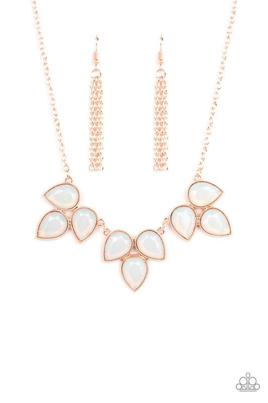 Prairie Fairytale Rose Gold statement necklace