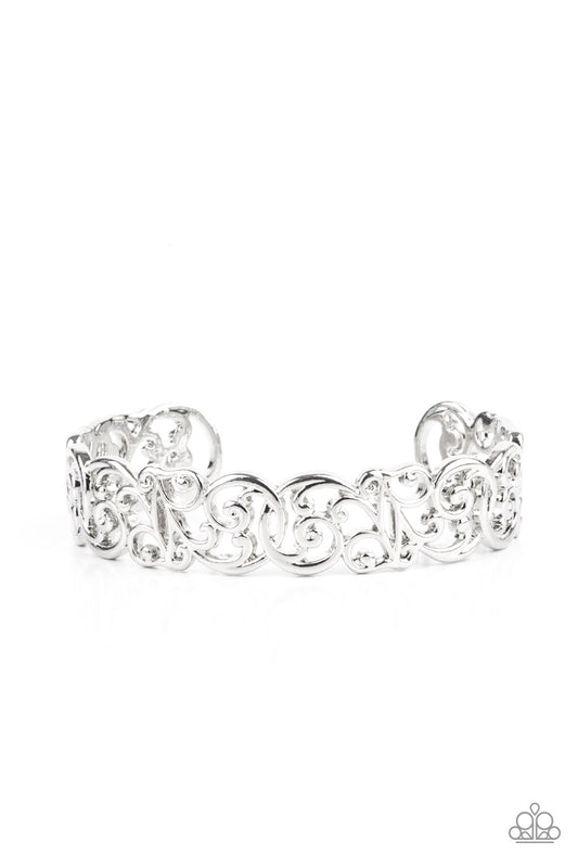 Wild Vineyards Silver cuff bracelet