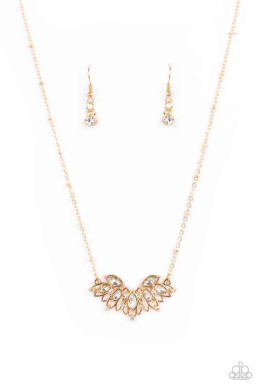 Deluxe Diadem Gold pendant necklace