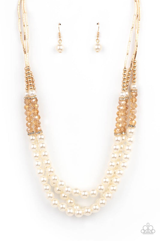 Powerhouse Perfection Gold statement necklace