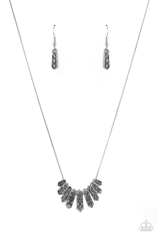 Monumental March Silver statement necklace