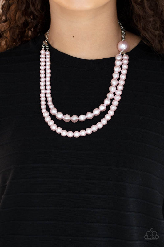 Remarkable Radiance Pink statement necklace, alternate view