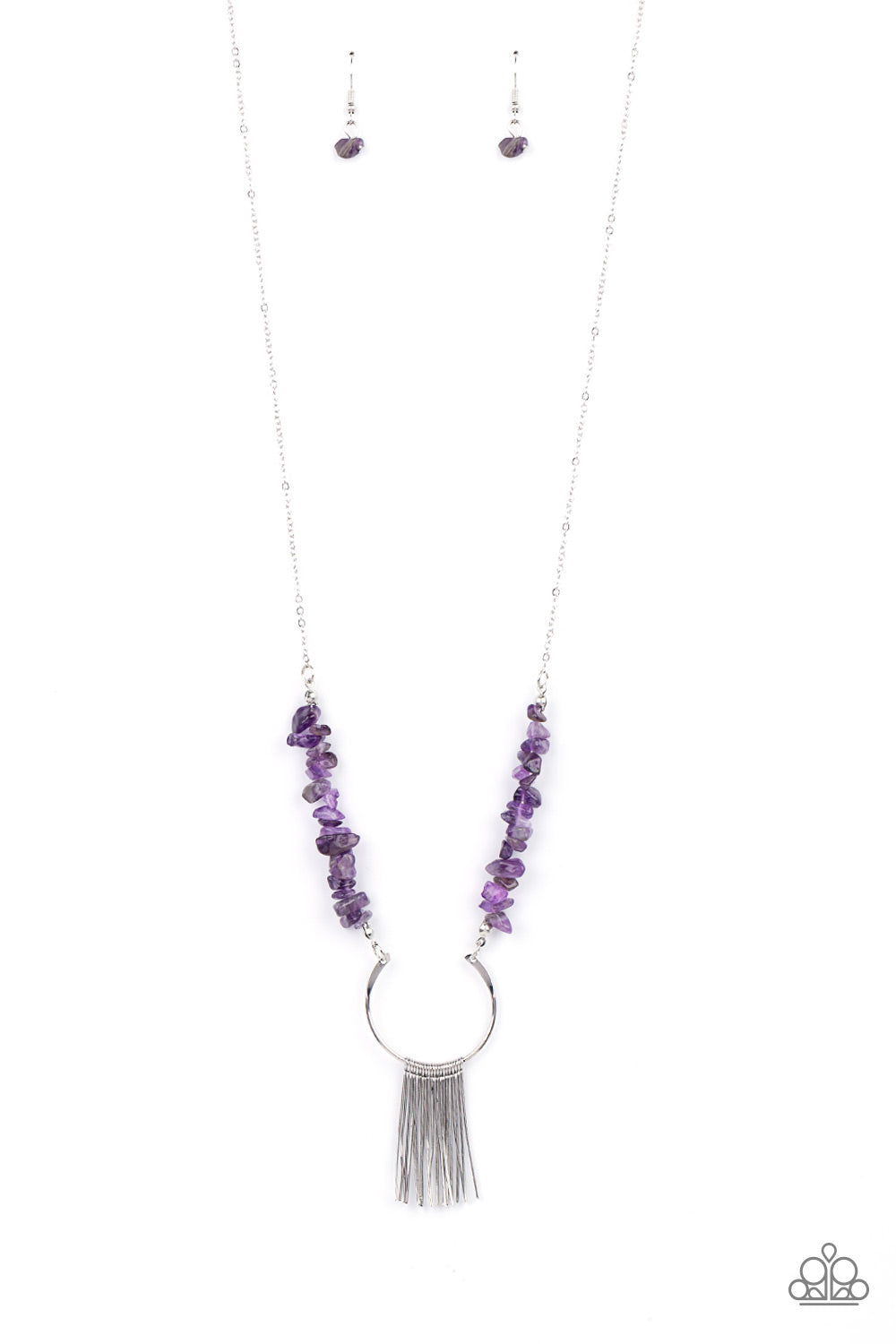 With Your ART and Soul Purple statement necklace