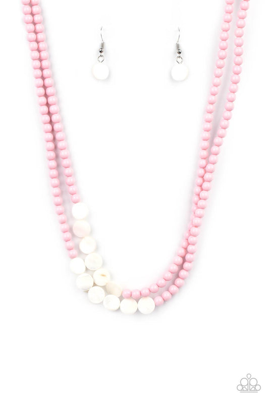 Extended STAYCATION Pink statement necklace